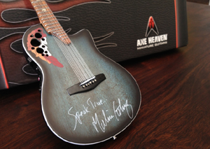 Melissa Etheridge Custom Official Acoustic Miniature Guitar