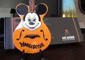 Click for larger image: Mickey "Mousegetar" Custom Miniature Guitar