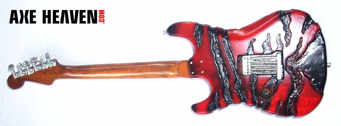 George Lynch Miniature Mr. Scary Guitar - Back