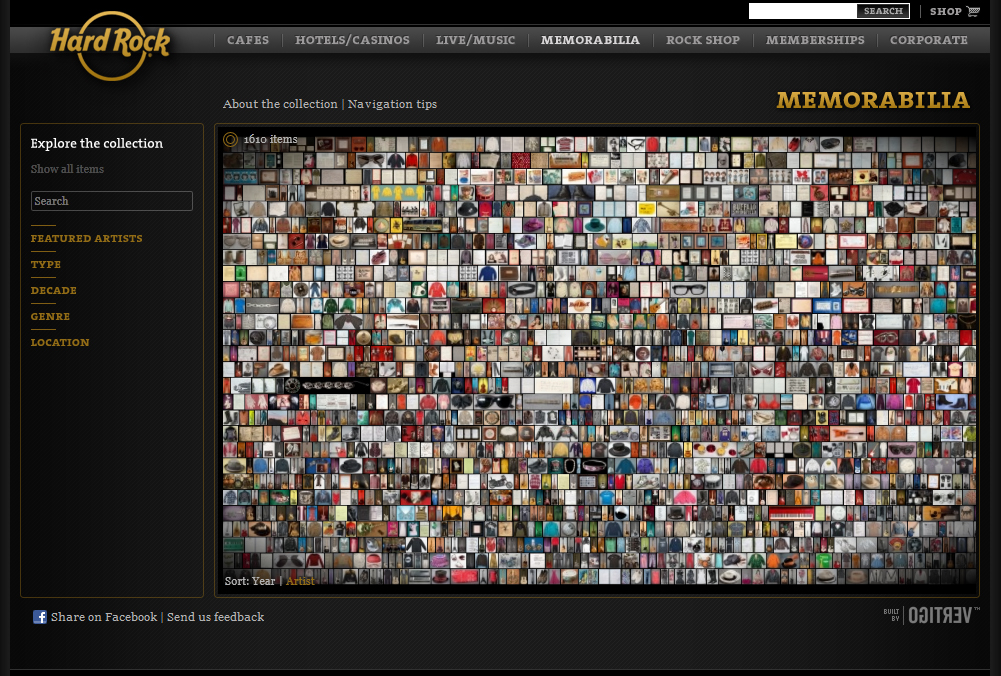 Click for Hard Rock Cafe Memorabilia (opens in new window)