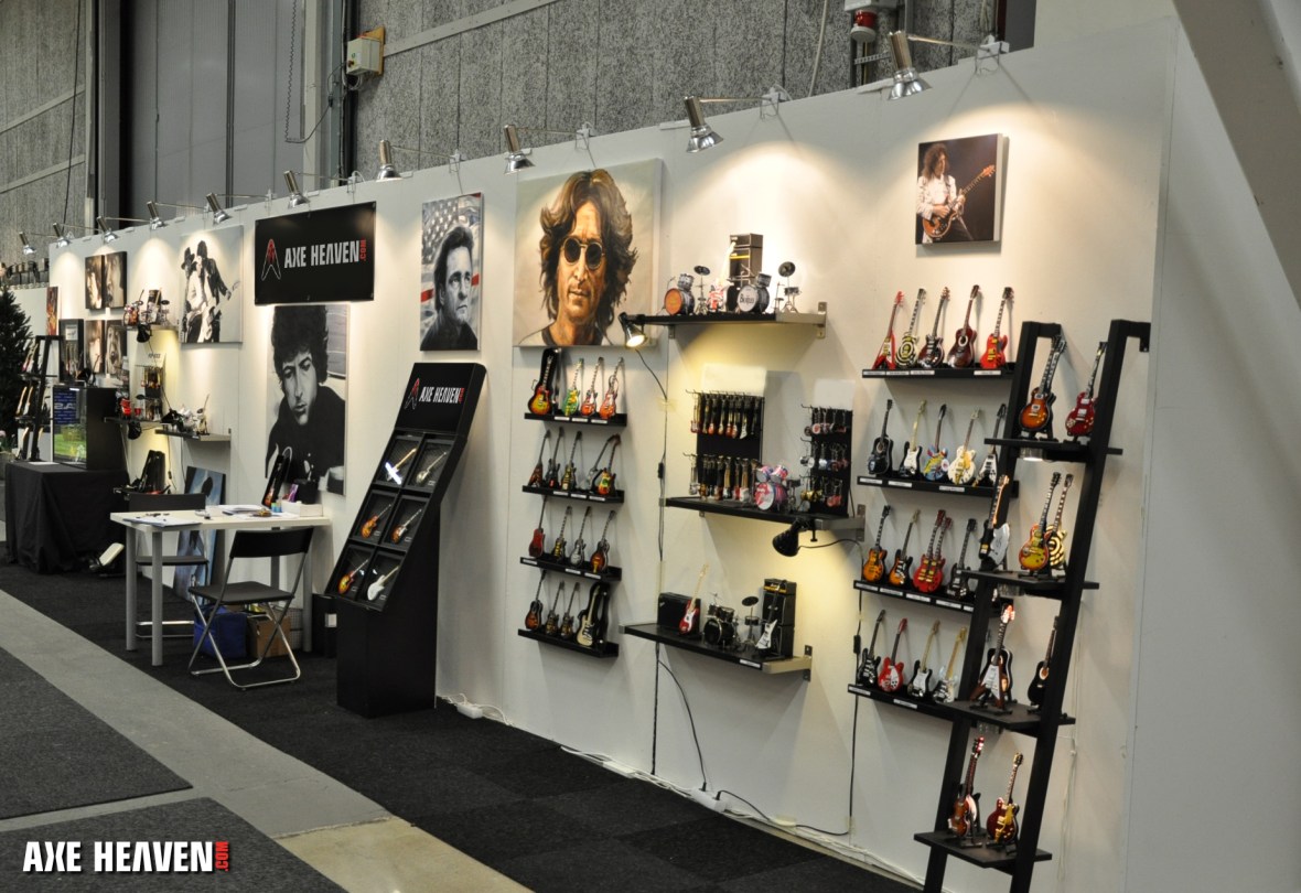AXE HEAVEN®'s Minature Guitar Trade Show Display