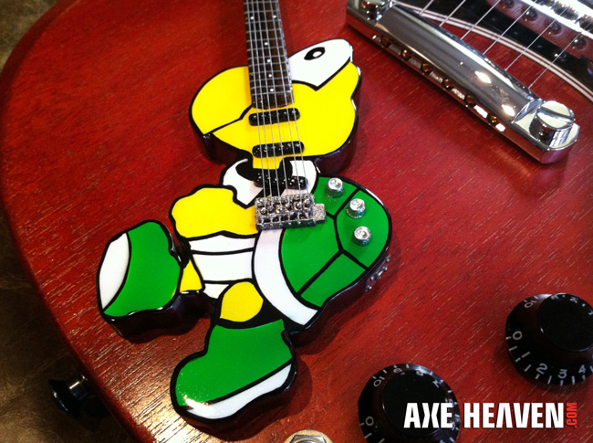 Koopa Troopa Custom Shape Promo Mini Guitar by AXE HEAVEN®