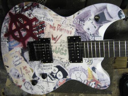 Stephen McSwain's Anarchy Guitar Pays Homage to the Punk Movement