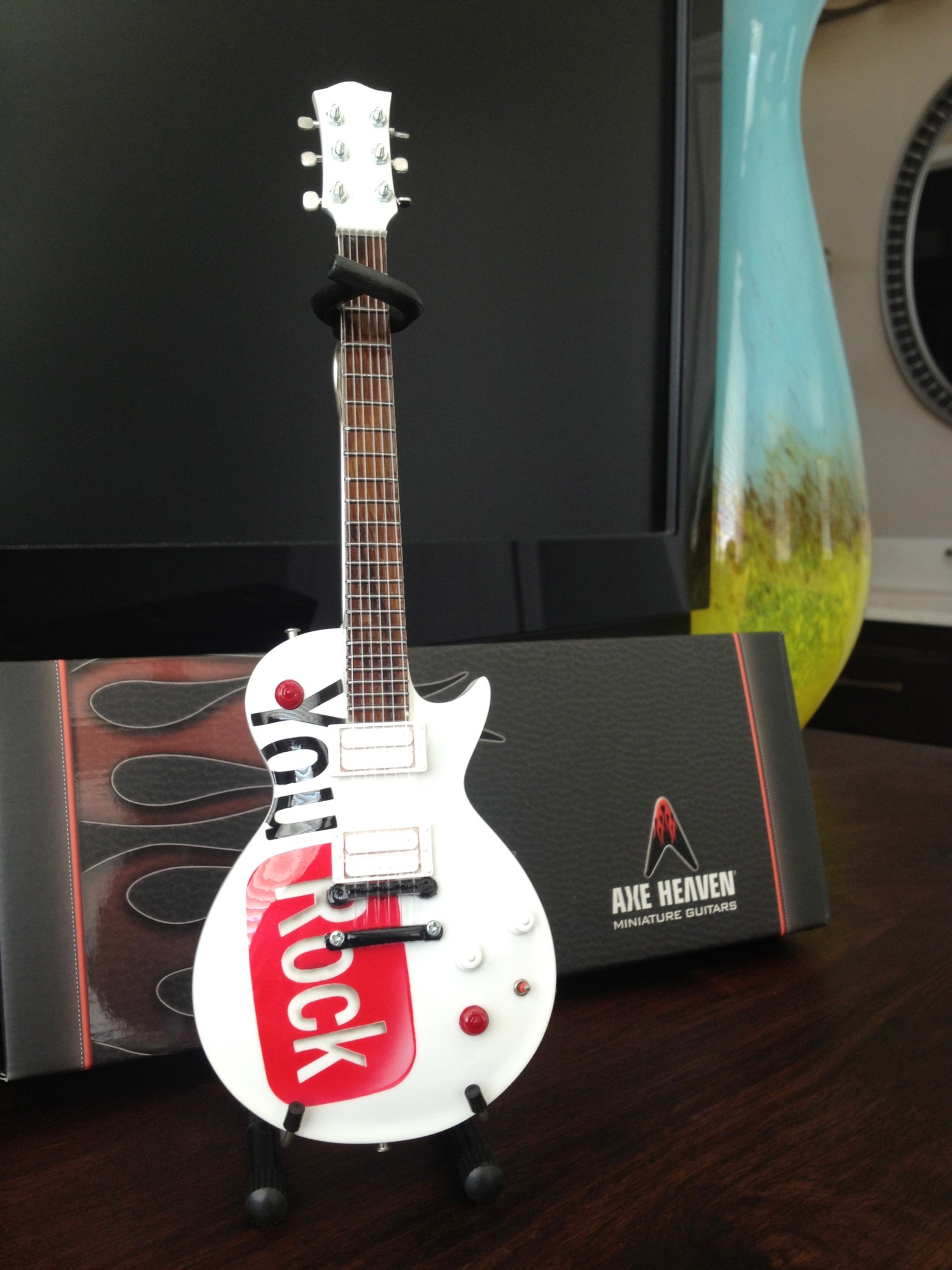 Google YouRock Employee Award Mini Guitar
