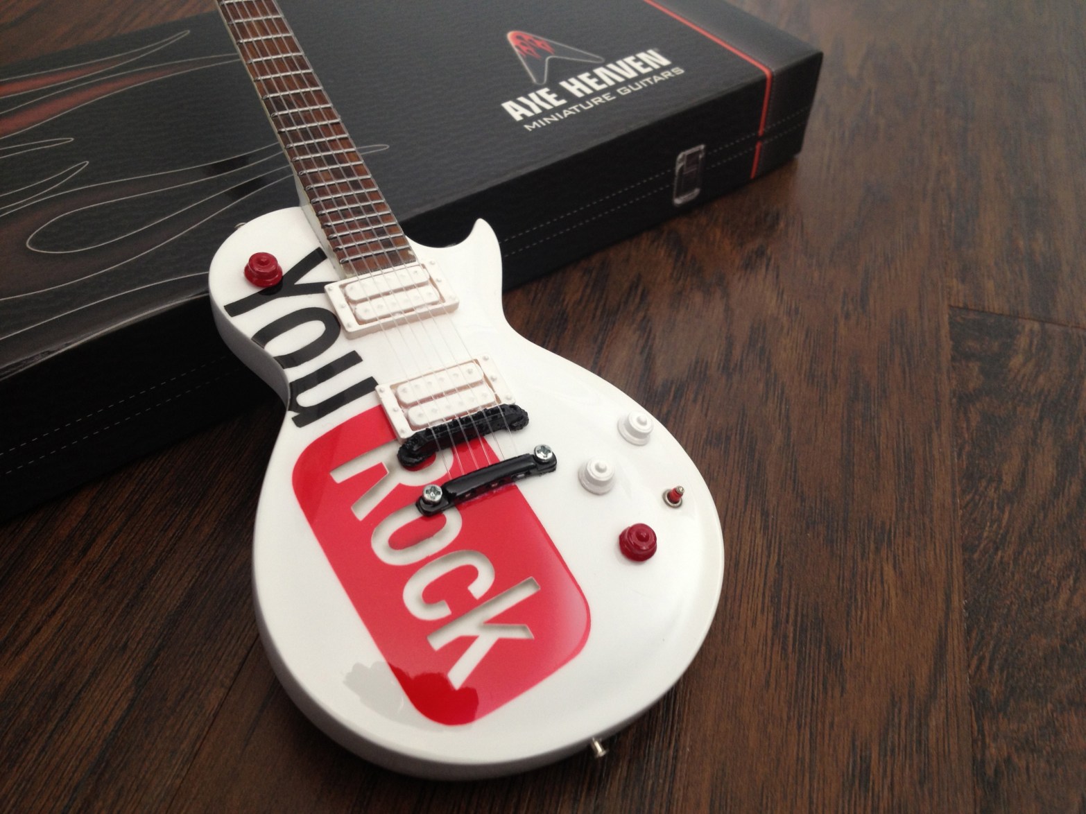 Google YouRock Employee Award Mini Guitar