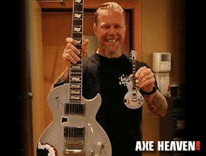 James Hetfield Licensed Miniature Truckster Guitar by AXE HEAVEN®