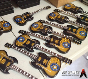 Hydradyne - Nashville 2013 Custom Promotional Miniature Guitar by AXE HEAVEN&reg;