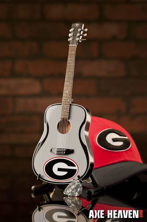 University of Georgia Bulldogs Miniature Guitar Replica Collectible