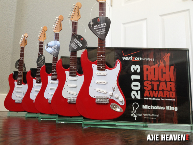 Verizon Wireless Rock Star Award Plaque/Trophy by AXE HEAVEN®