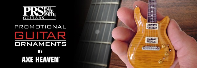 Hard Rock Cafe Toronto Custom Promotional Miniature Guitar by AXE HEAVEN®