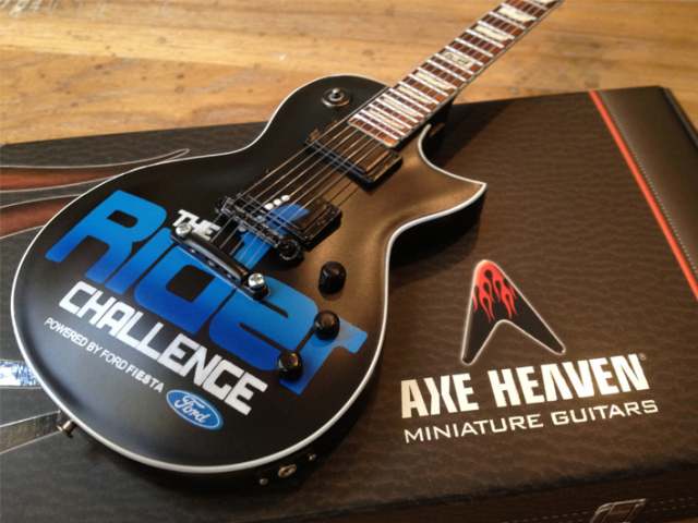 Ford Fiesta / Live Nation Custom Promotional Miniature Guitar by AXE HEAVEN®