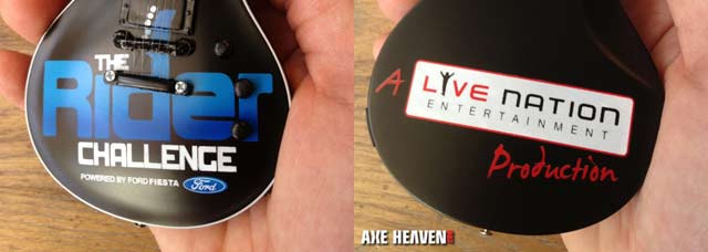 Ford Fiesta & Livenation Entertainment Custom Promotional Miniature Guitar by AXE HEAVEN®