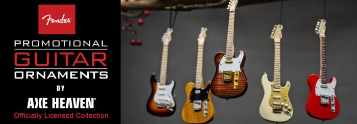 Fender™ Guitar Ornaments by AXE HEAVEN®