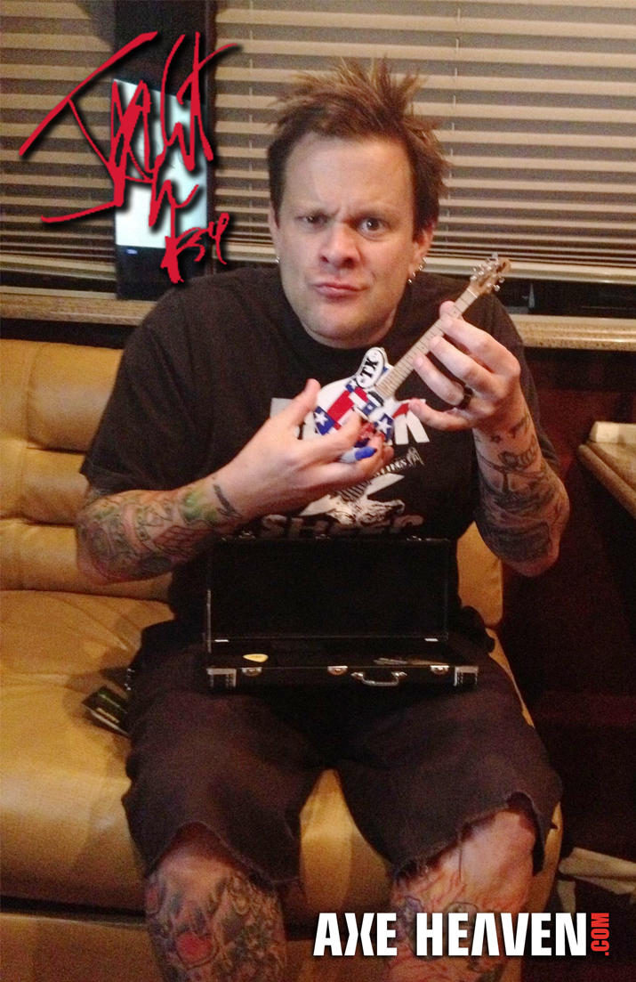 Jaret Reddick Custom “Texas” Miniature Guitar Replica Collectible
