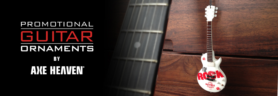 Promotional Guitar Ornaments by AXE HEAVEN®
