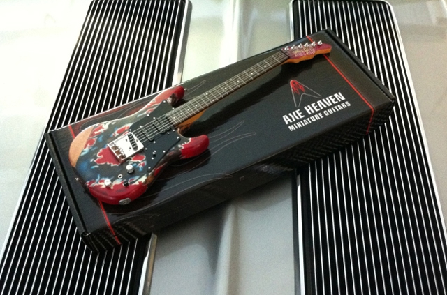 Erik Buell Hand-Crafted James Tyler Miniature Guitar