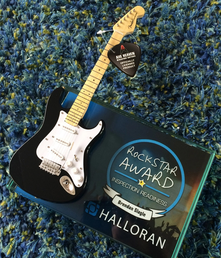 Halloran Rock Star Award Plaque/Trophy by AXE HEAVEN®