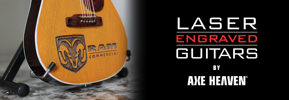 Laser Engraved Guitars by AXE HEAVEN®