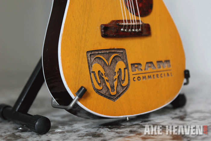 Laser Engraved Guitar Closeup