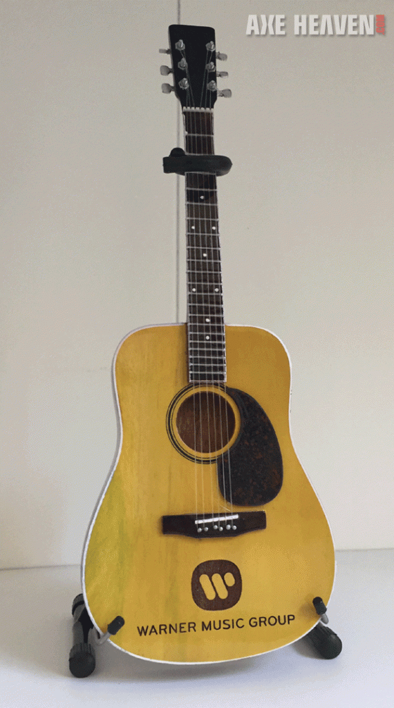 Warner Music Group Laser Engraved Promo Guitar