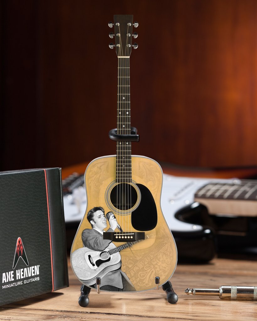 Elvis Presley 55’ Tribute Acoustic Mini Guitar Model – Officially Licensed