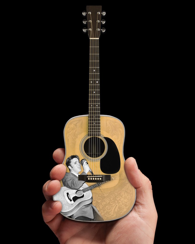Elvis Presley 55’ Tribute Acoustic Mini Guitar Model – Officially Licensed