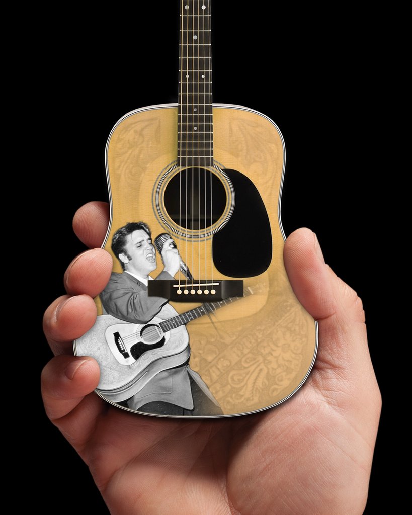 Elvis Presley 55' Tribute Acoustic Mini Guitar Model – Officially