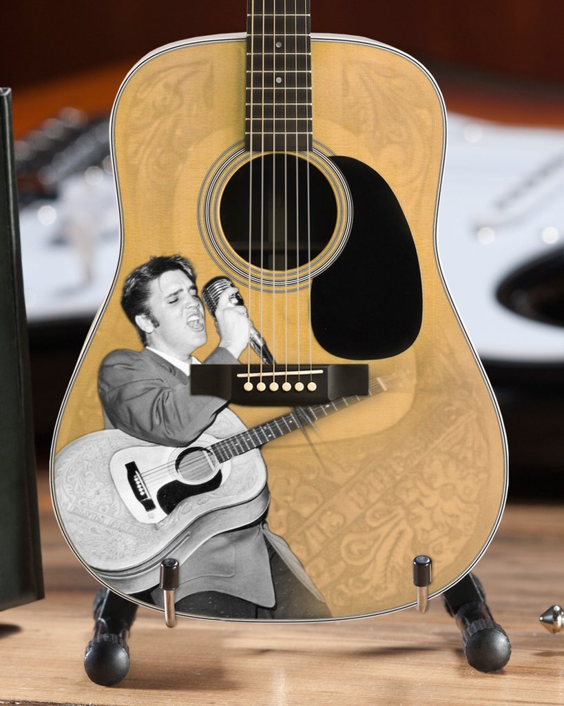 Elvis Presley 55’ Tribute Acoustic Mini Guitar Model – Officially Licensed