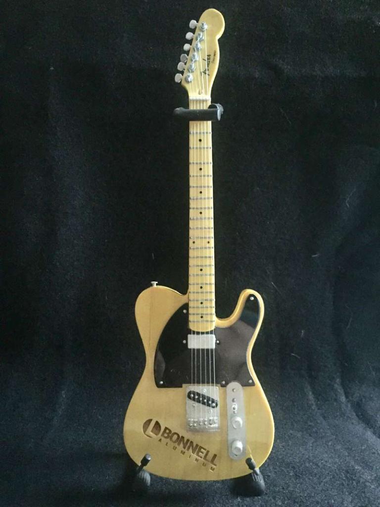 Laser Engraved Promo Mini Guitar - Fender™ Esquire Tele™ for Bonnell Aluminum
