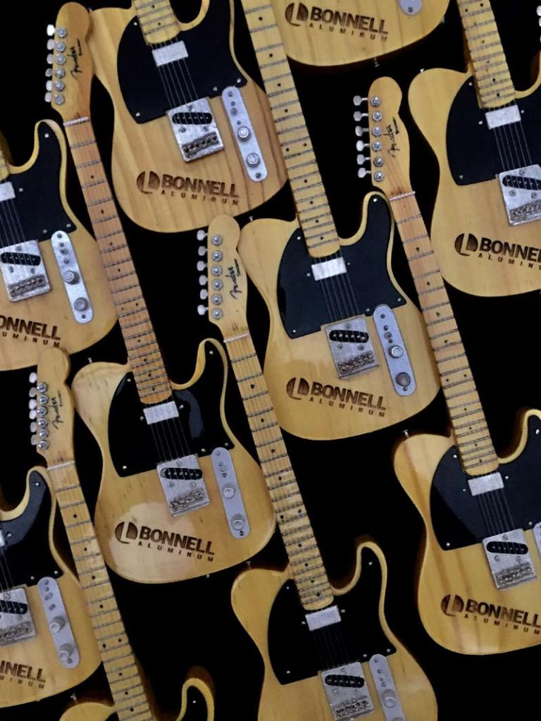 Laser Engraved Promo Mini Guitars - Fender™ Esquire Tele™ for Bonnell Aluminum