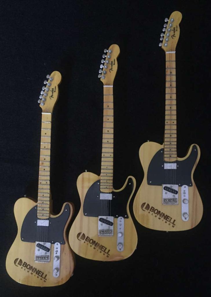 Laser Engraved Promotional Mini Guitars - Fender™ Esquire Telecaster™ for Bonnell Aluminum