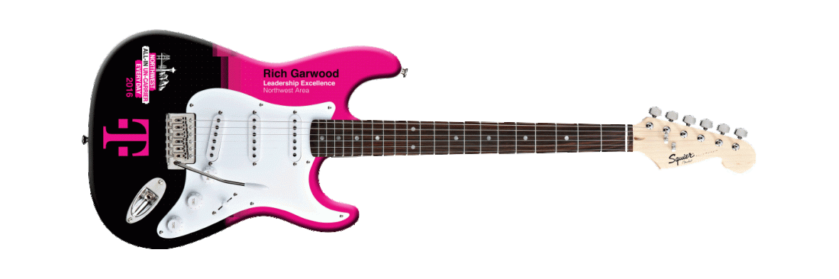 T-Mobile Real Fender™ Squier Promo Guitar Rockstar Award