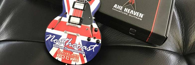 Northcoast Ballroom Championships Promotional Mini Guitar Rocks Cleveland