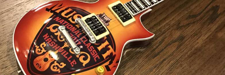 Top Recruit Recruits Promotional Mini Guitar for Music City Futures Classic in Nashville