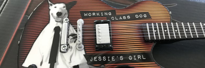 Rick Springfield Custom Promotional Miniature Guitar