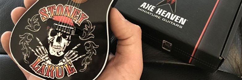 Stoney LaRue Custom Promo Acoustic Mini Guitar by AXE HEAVEN®