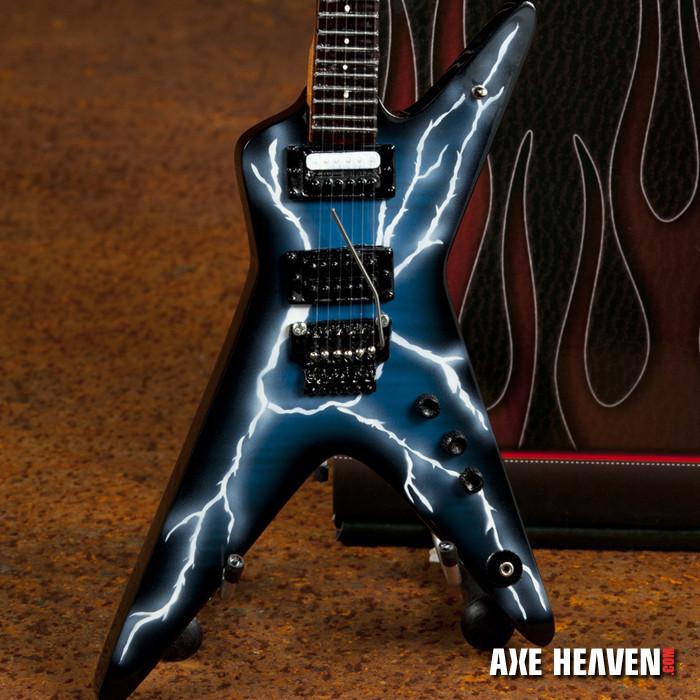 *Licensed Dimebag Darrell Signature Lightning Bolt Miniature Guitar Replica