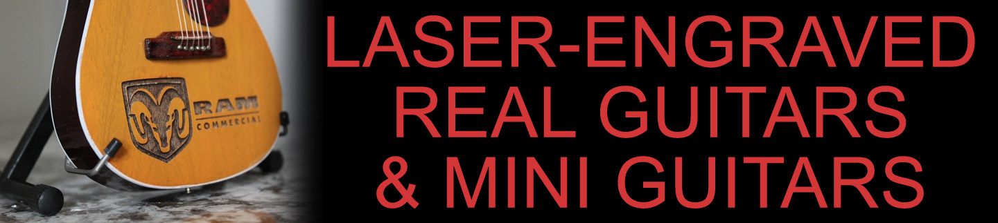 Custom Laser-Engraved Guitars and Awards by AXE HEAVEN®