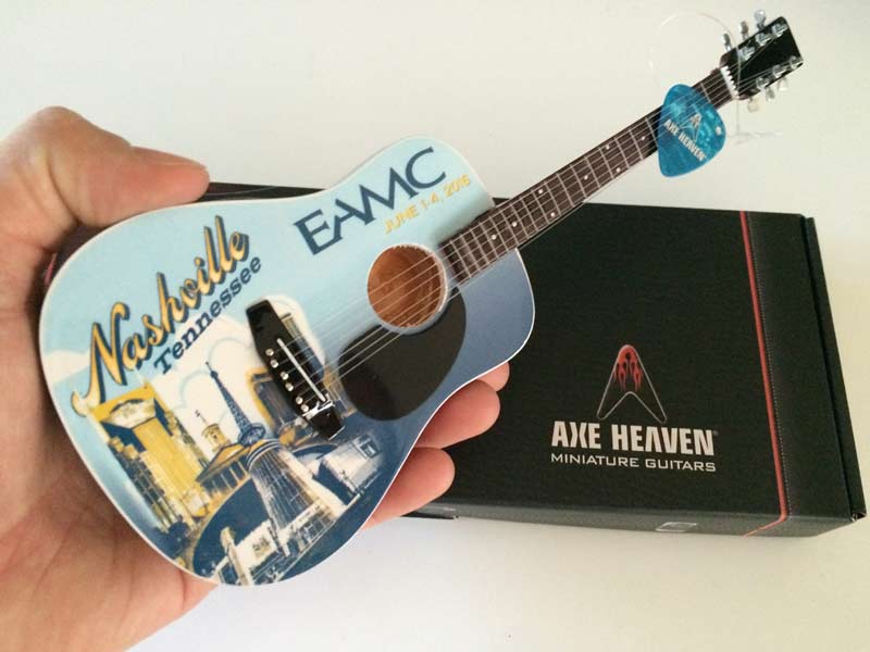 Full-Color Promo Acoustic Mini Guitar by AXE HEAVEN®