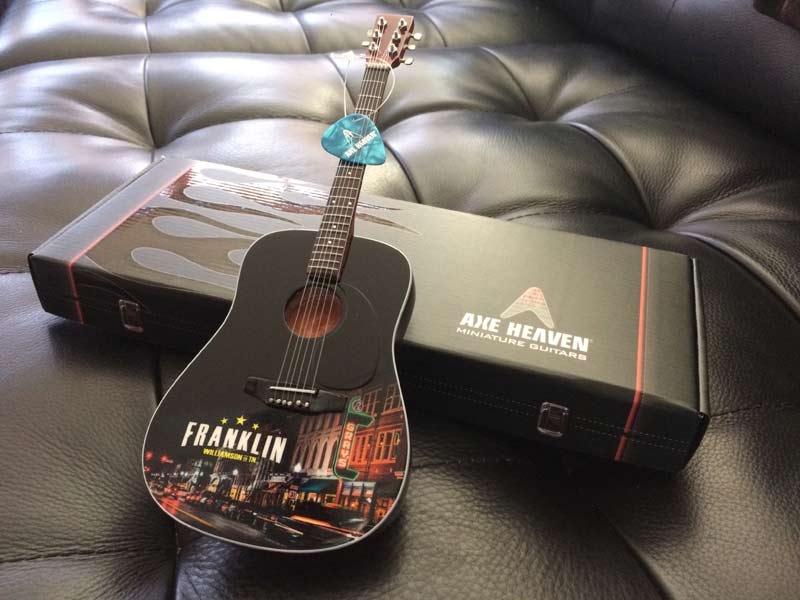Full-Color Promo Acoustic Mini Guitar by AXE HEAVEN®