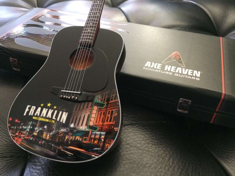 Full-Color Promo Acoustic Mini Guitar by AXE HEAVEN®