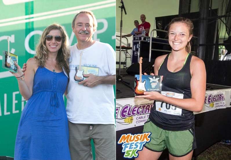 ROCKSTAR Award: Glass Frame with Mini Guitar