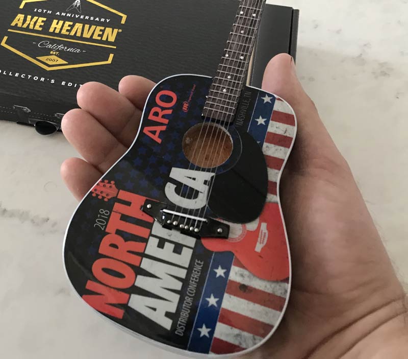 Nashville, Tennessee Event Custom Promo Mini Guitar