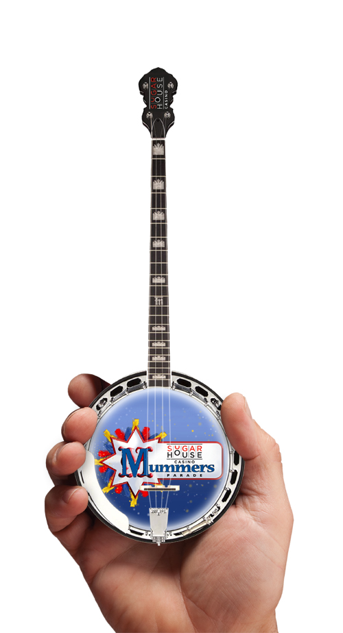 Promotional Mini Banjo for Mummers Parade