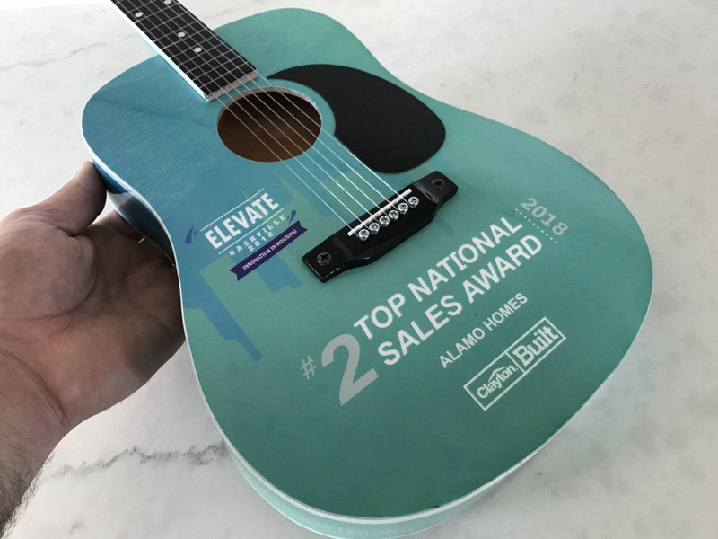 24" Acoustic Guitar Award for Nashville Corporate Events