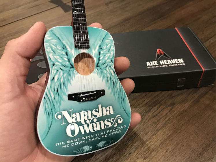 Natasha Owens Promo Acoustic Mini Guitar