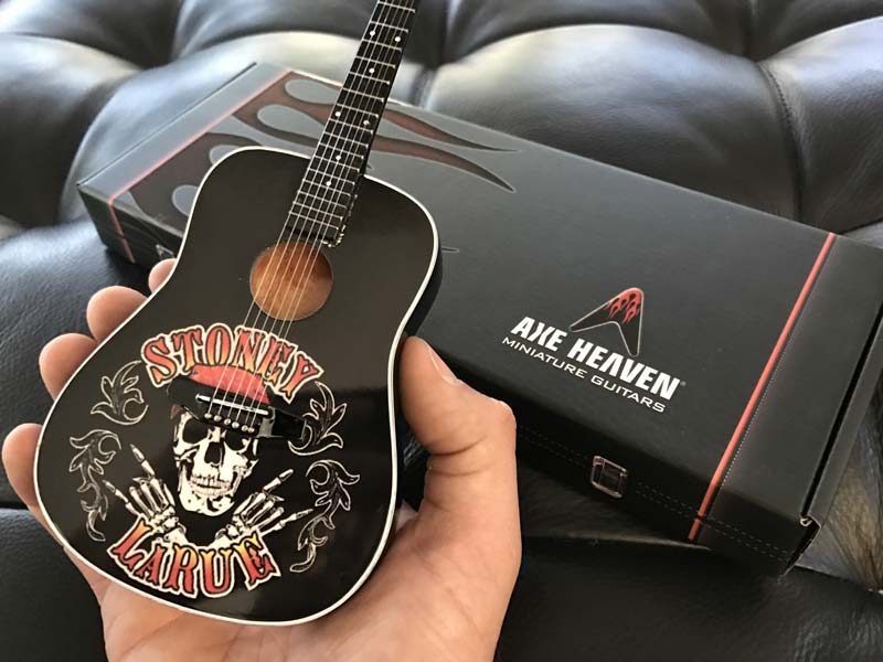 Artist Meet & Greet Merch - Promo Acoustic 10" Mini Guitar for Stoney Larue