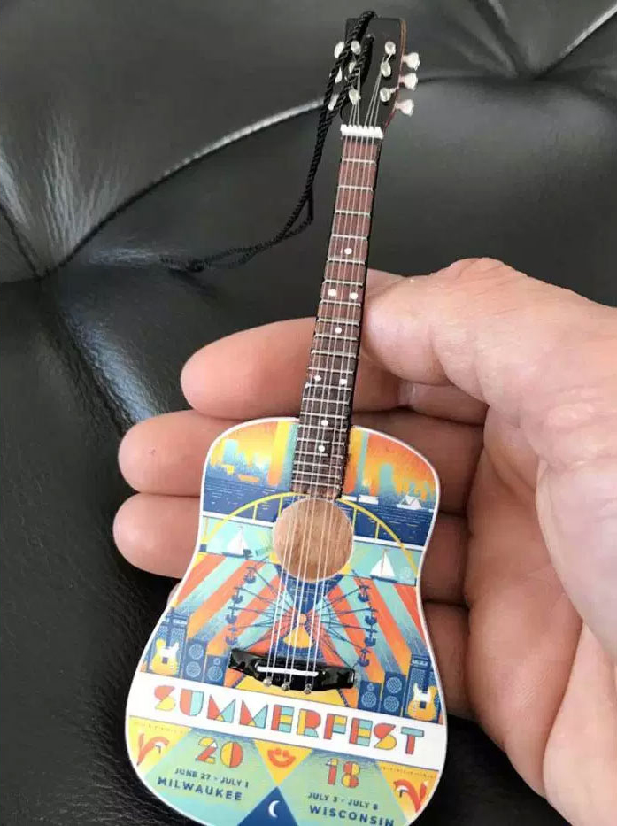 Summerfest 2018 Acoustic Guitar 6" Ornament