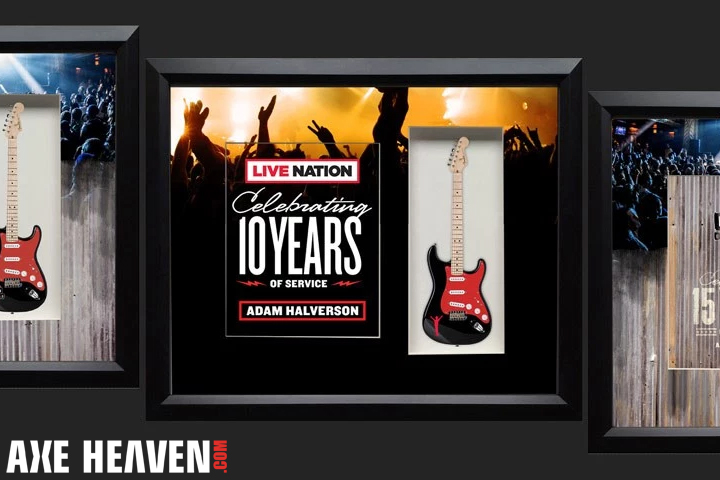 House of Blues and Live Nation Rockstar Shadowbox Guitar Award