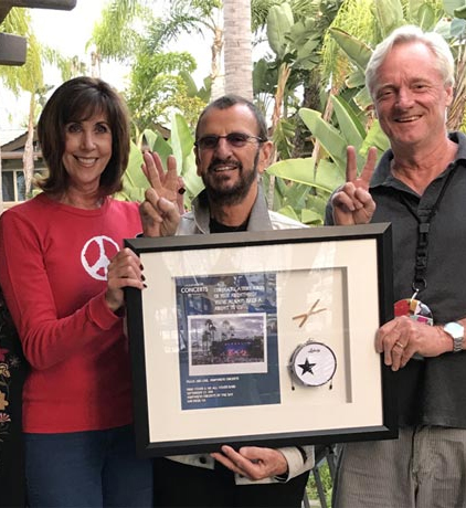 Ringo Starr with his Shadowbox by AXE HEAVEN